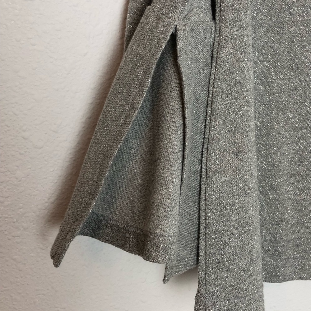 Muche Muchette metallic bell sleeve NWOT sweater - Picture 3 of 6